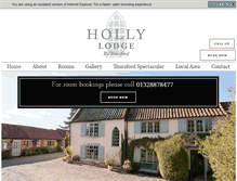Tablet Screenshot of hollylodgeguesthouse.co.uk